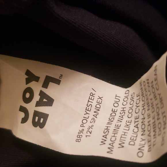 JOYLAB NAVY AND GOLD SHIMMER LEGGINGS - Picture 8 of 8